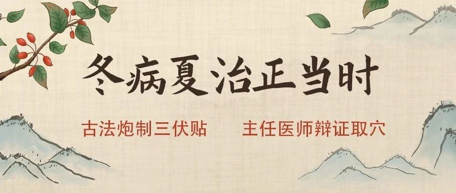冬病夏治，趁热打“贴”|古法炮制，